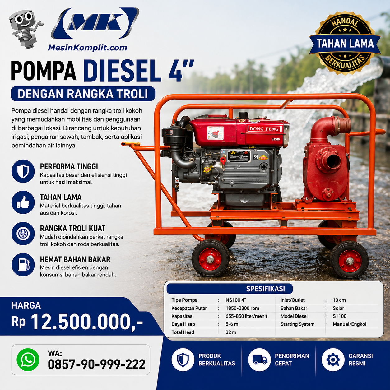 Pompa Diesel 4in Troli (P...